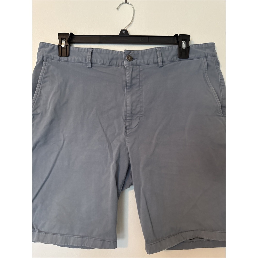 Flint And Tinder Men's Chino Shorts 38 (37) Gray Cotton Blend Flat Preppy - Picture 3 of 12